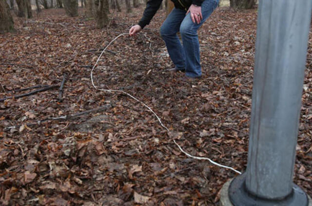 Elektra televizoriui - nuo apšvietimo stulpo