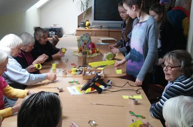 Klaipėdos vaikų laisvalaikio centro auklėtiniai aplankė globos namus
