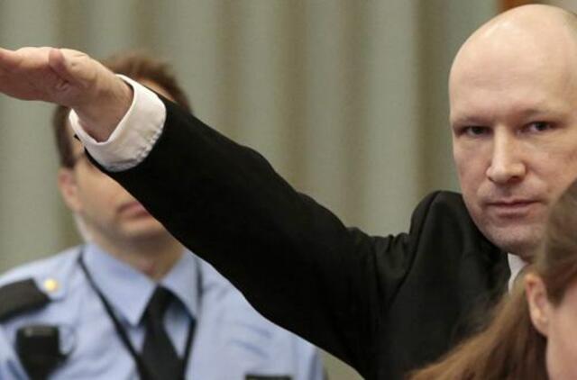 Norvegijos žudikas Andersas Beringas Breivikas reikalauja geresnių kalinimo sąlygų