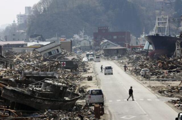 Po 2011 metų žemės drebėjimo Japonija pasislinko į rytus 5 metrus