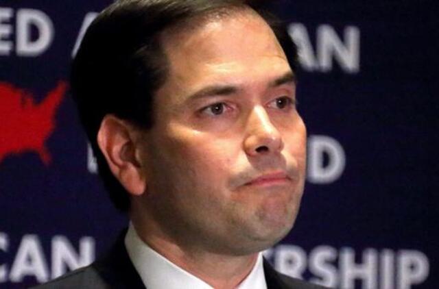 Respublikonas Markas Rubio traukiasi iš kovos dėl JAV prezidento posto