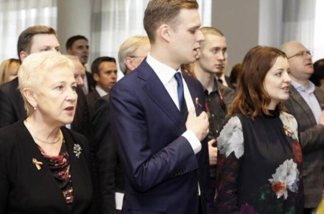 Tėvynės Sąjungos rinkimų į Seimą sąrašo viršuje - Gabrielius Landsbergis