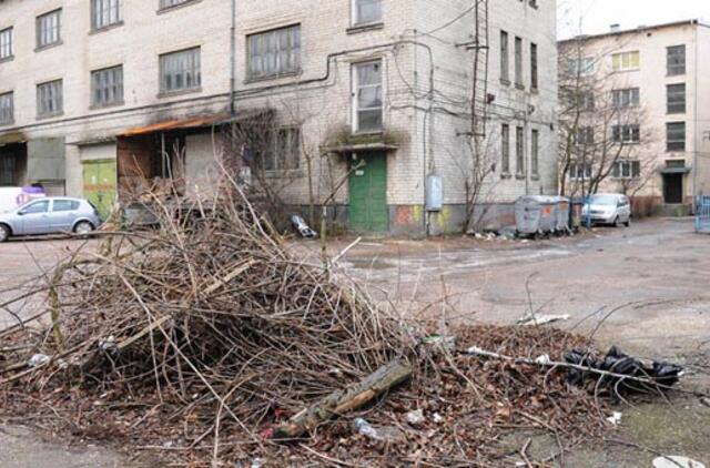 Vienas baisiausių kiemų - beveik pačiame centre