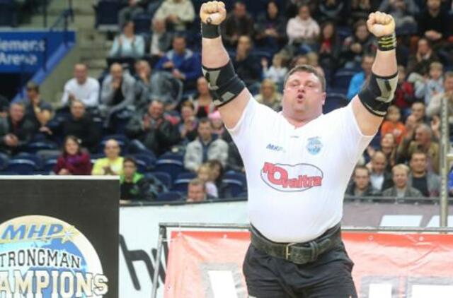 Žydrūnas Savickas aštuntą kartą tapo "Arnold Strongman Classic" varžybų čempionu