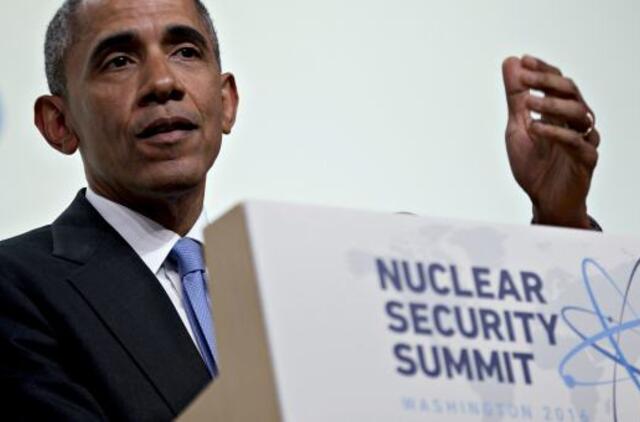 Barakas Obama įspėjo dėl branduolinės grėsmės pasauliui