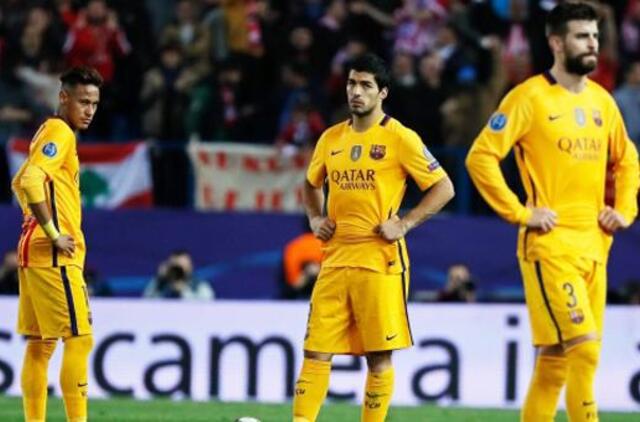 "FC Barcelona" nusileido "Atletico" ekipai