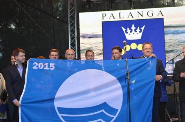 Palangos paplūdimį vėl puoš Mėlynoji vėliava