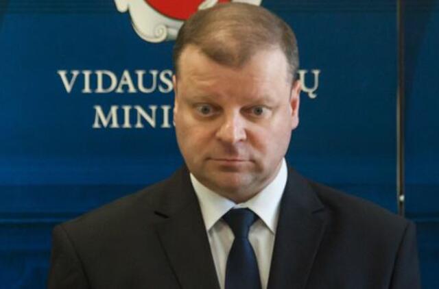 Saulius Skvernelis: sunku politikui išvengti politikavimo