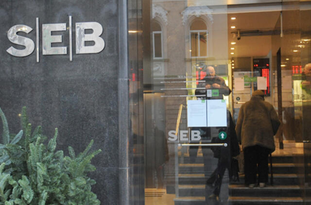 SEB bankas per šių metų pirmąjį ketvirtį uždirbo 12,5 mln. eurų