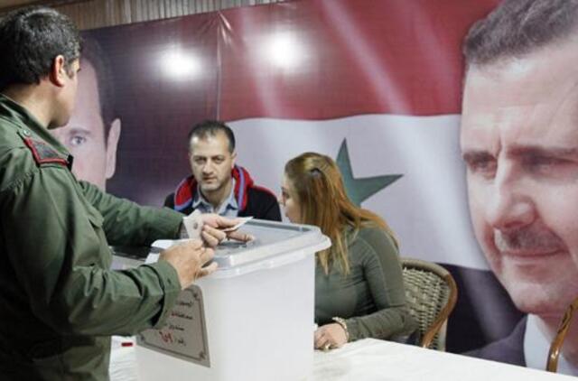 Sirijoje vyksta parlamento rinkimai