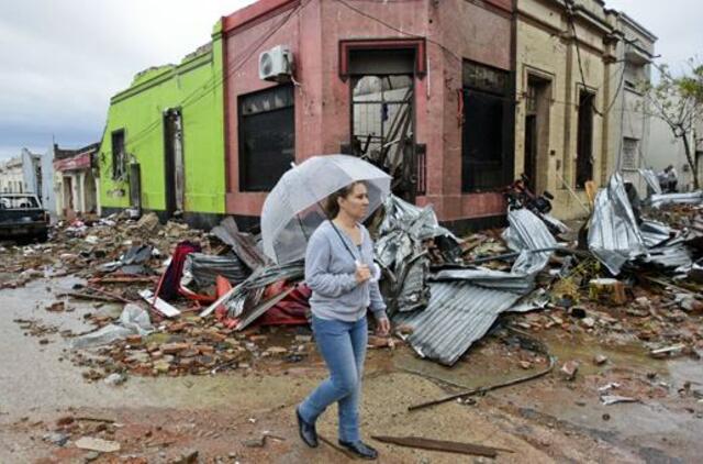 Urugvajuje stichijos aukomis tapo septyni žmonės