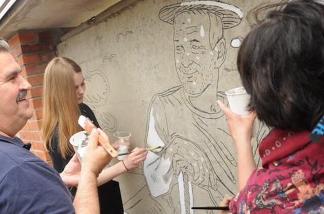 Pradėta kurti Šilutės miesto istorinė siena