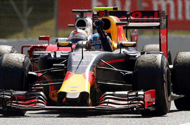 "Formulės-1" lenktynėse Ispanijoje - istorinė 18-mečio olando M. Verstapeno pergalė