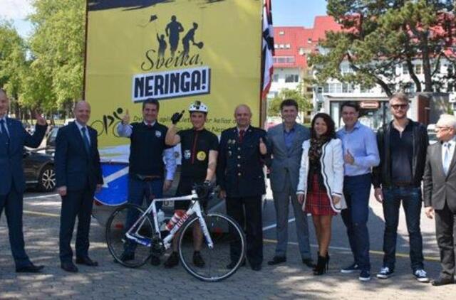 Neringiškis pradėjo kelionę aplink Lietuvą