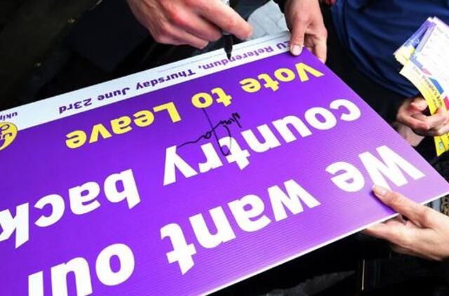 Prieš balsavimą dėl narystės ES britų vartotojų nuotaikos niūrios