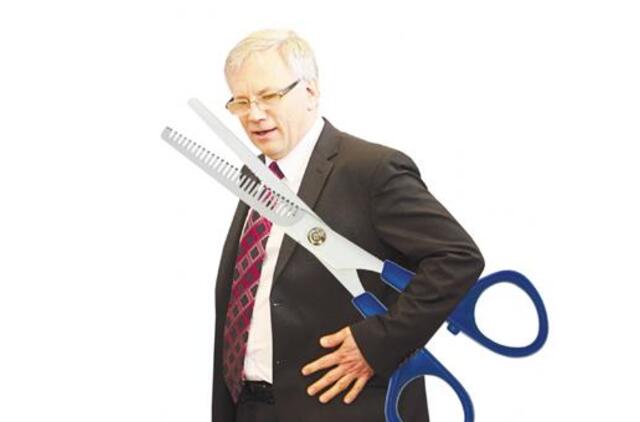 Rimantas Šadžius mokosi kirpėjo amato