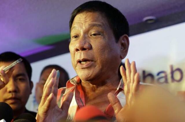 Rodrigas Dutertė laimėjo Filipinų prezidento rinkimus