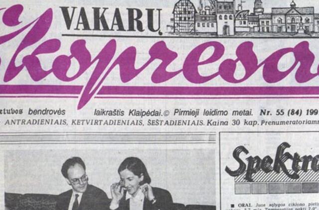 "Vakarų ekspresas". 1991 05 14