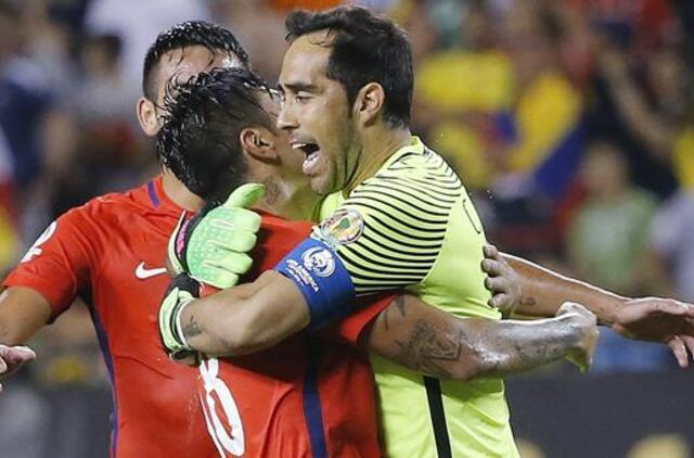 Čilės futbolininkai pateko į "Copa America" čempionato finalą