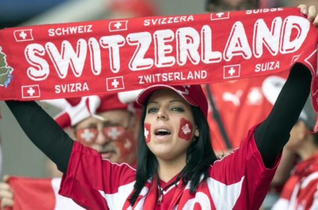 "Euro-2016": Šveicarijos komanda - aštuntfinalyje