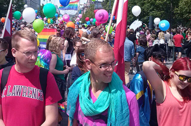 Homoseksualų eitynės Vilniuje praėjo taikiai