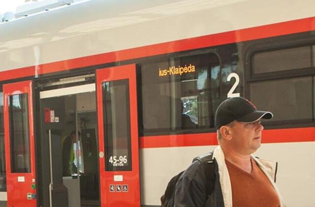 Iš Vilniaus į Klaipėdą rieda nauji traukiniai