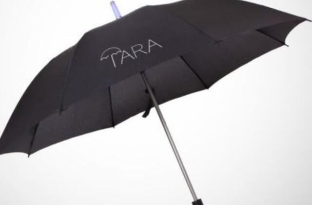 Išmanusis skėtis praneš, kada lis