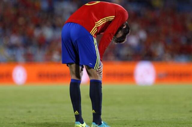 Ispanijos futbolininkai draugiškose rungtynėse pralaimėjo gruzinams