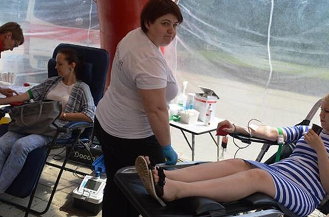 Klaipėdoje - Neatlygintinos kraujo donorystės turas