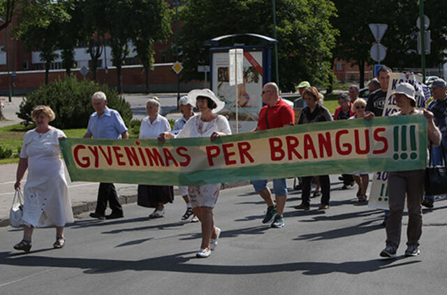 Klaipėdoje - protestas prieš maisto kainas