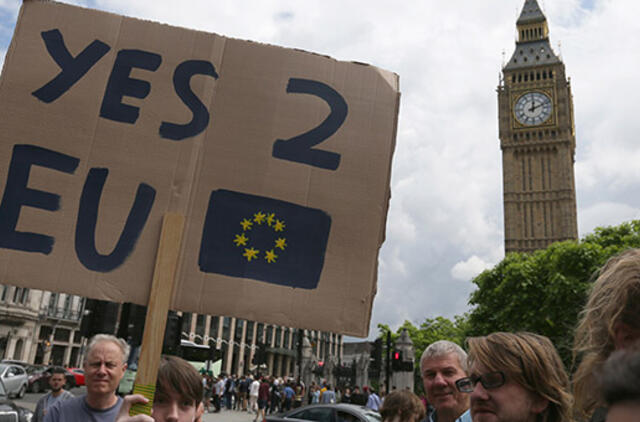 Londone vyksta masiniai protestai