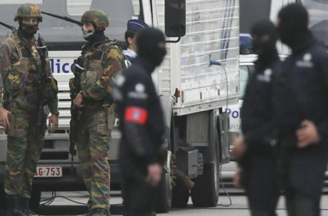 Prie Briuselio prekybos centro suimtas įtariamasis sprogmenų neturėjo