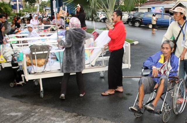 Prie Indonezijos krantų įvyko 6,5 stiprumo žemės drebėjimas