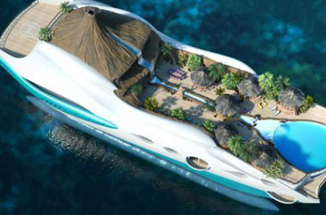 Bulvaras: Vietoje pastato - laivas