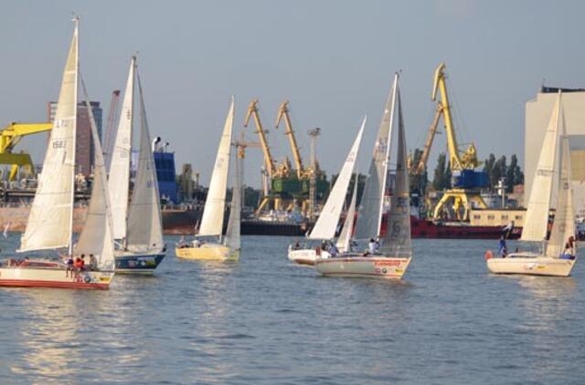 Kuršių marių regatoje - rekordinis jachtų skaičius