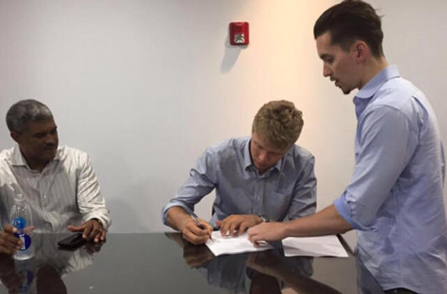 Oficialiai „Knicks“ nariu tapęs Kuzminskas: „Esu labai laimingas“