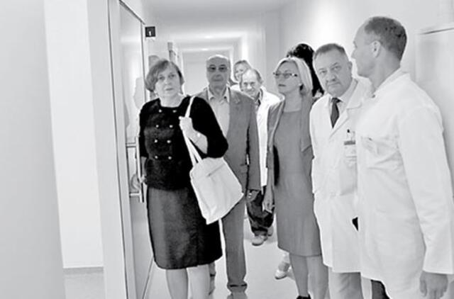 Pacientams priimti - naujas skyrius