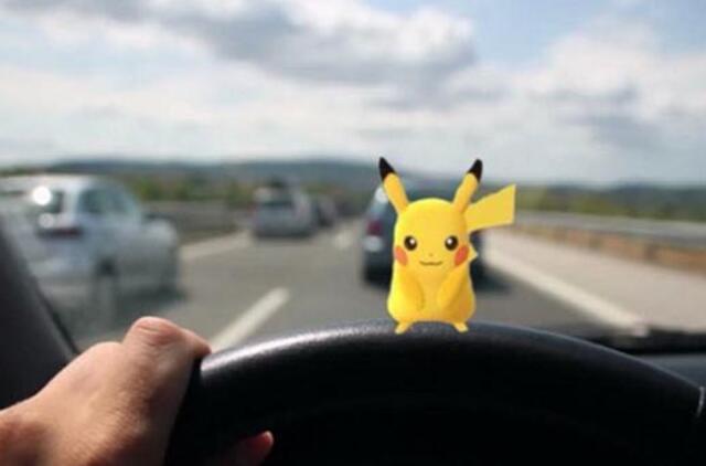 Pokemonai tampa grėsme eismo saugumui