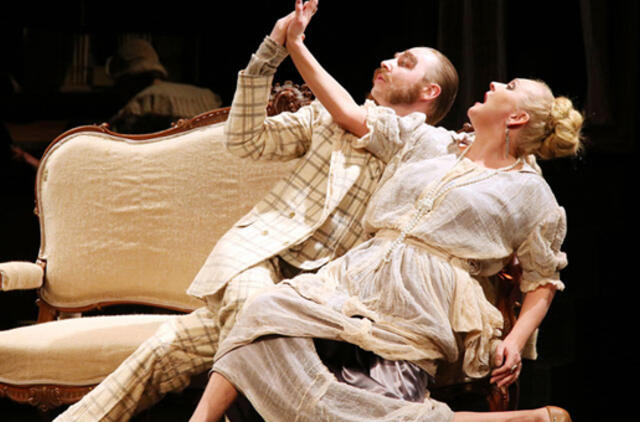 Inga ir Aurimas Žviniai pirmąkart tapo pora ir scenoje