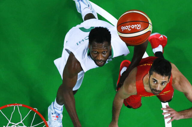 Ispanijos krepšininkai Rio de Žaneire turėjo vargo su Nigerijos komanda