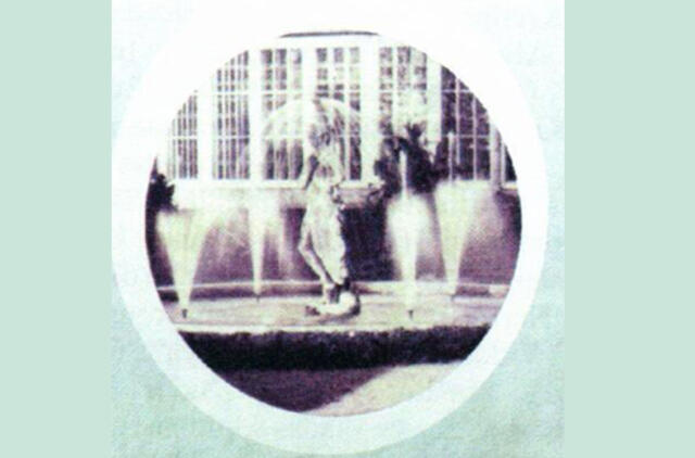 Kretingos dvare atgims fontanas