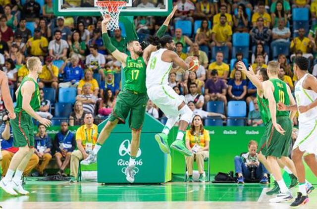 Lietuvos krepšininkai įveikė brazilus