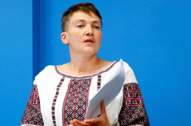 Nadija Savčenko vėl paskelbė bado streiką