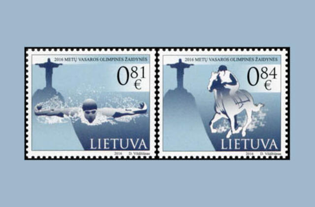 Pašto ženklais bus pažymėtos prasidedančios Rio de Žaneiro olimpinės žaidynės