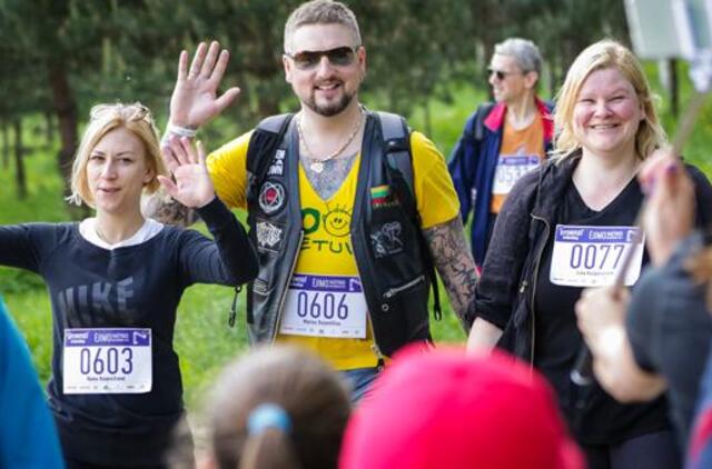 Trečią kartą ėjimo varžybose dalyvausiantis vyras iš renginio parsiveža vis kitas, bet teigiamas emocijas