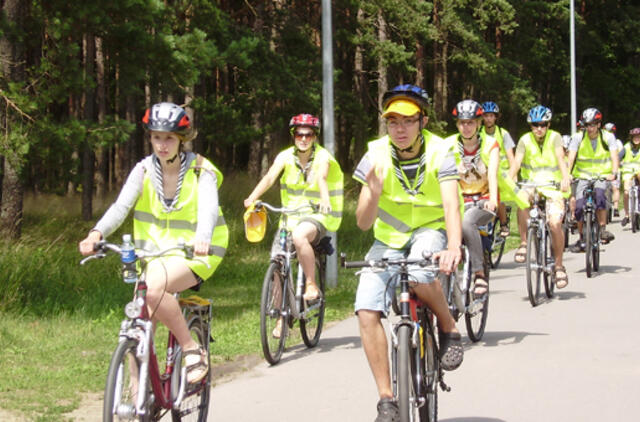 Turistinis žygis dviračiais su šūkiu "Sudie, Vasara!"