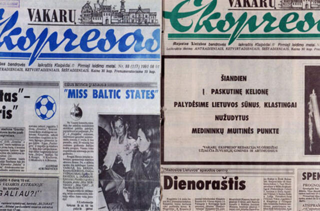 "Vakarų ekspresas". 1991 08 01 ir 03