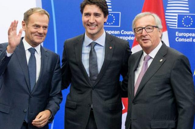 ES ir Kanada pasirašė laisvosios prekybos sutartį