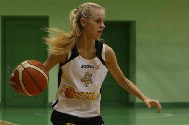 "Fortūnos" krepšininkės iškovojo trečiąją pergalę