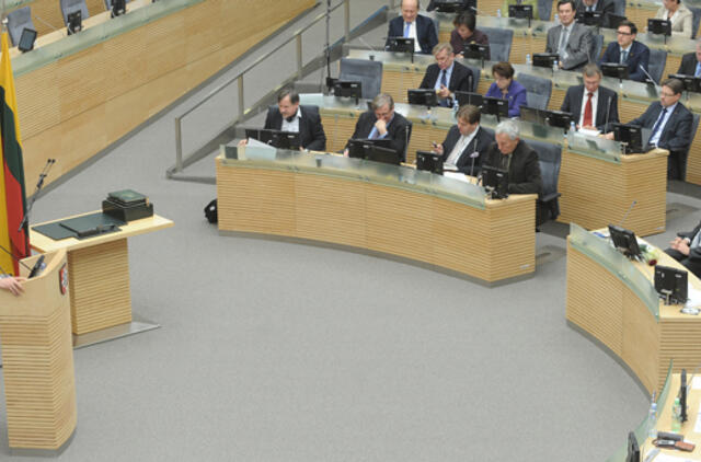 Į Seimą kol kas neperrinkta apie 30 parlamentarų